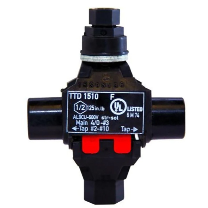 HOMAC. CONECTOR DERIVADOR DE PERFORACION PARA FASE DE AL ESTA&amp;Ntilde;ADO DE DERIVACION MULTIPLE PARA AL-AL O AL-CU